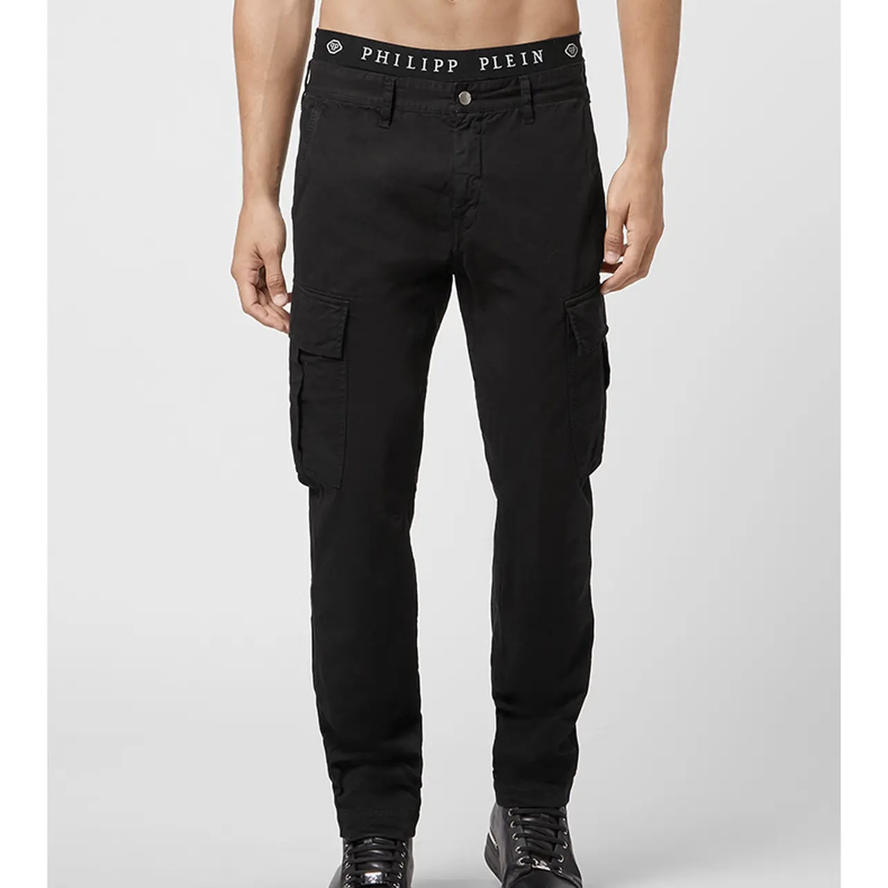 未使用 Philipp Plein 男士休闲长裤/P6550