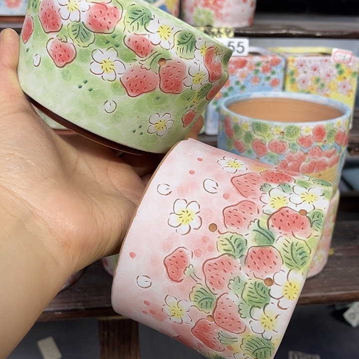 深****手工制作多肉花盆