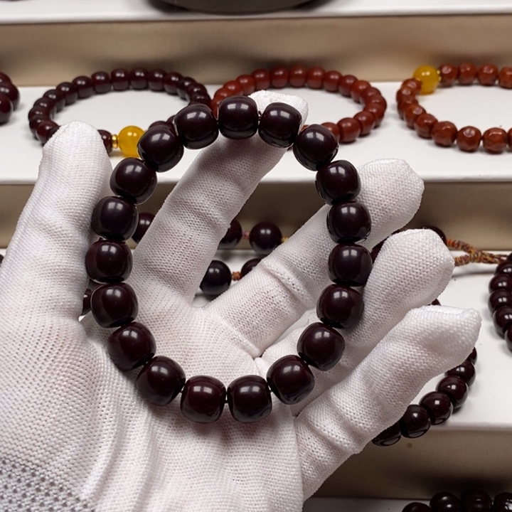 核桃手串/手链幸***聚猴头雕刻