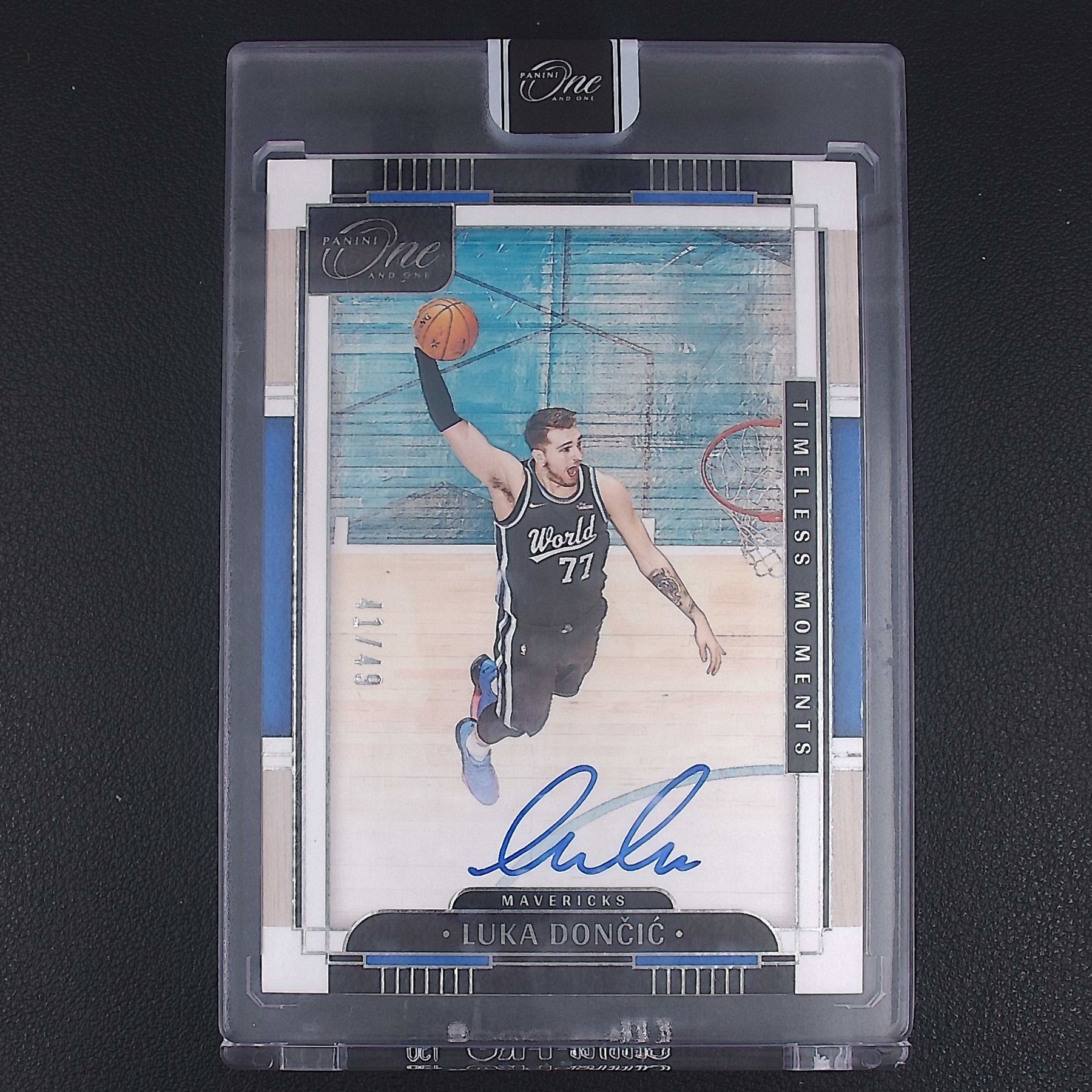 卢卡东契奇 49编 One 时刻签 帕尼尼NBA国宝手提球星卡 