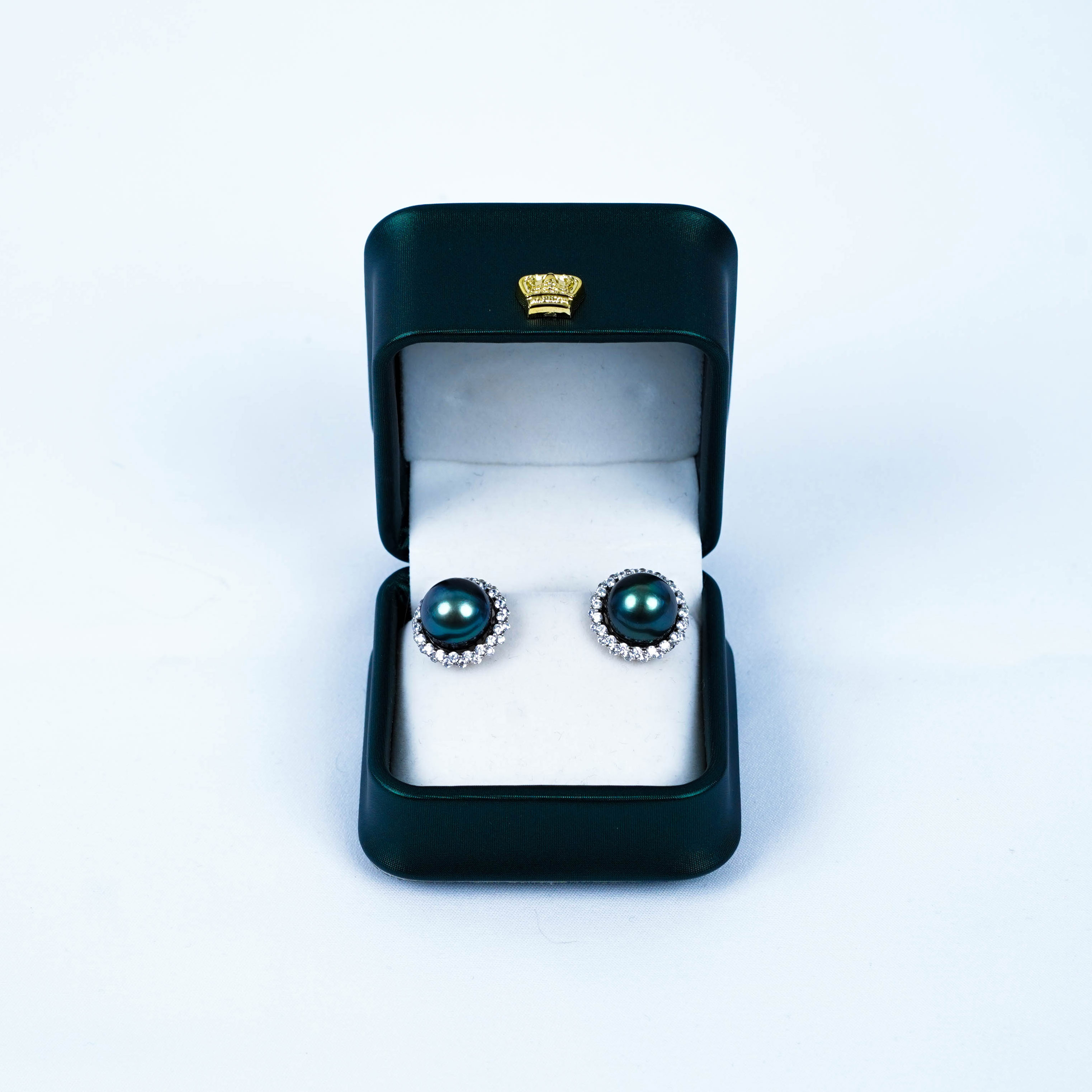 太阳花设计款黑色海水大溪地耳钉 轻奢 时尚【多样性发货】  