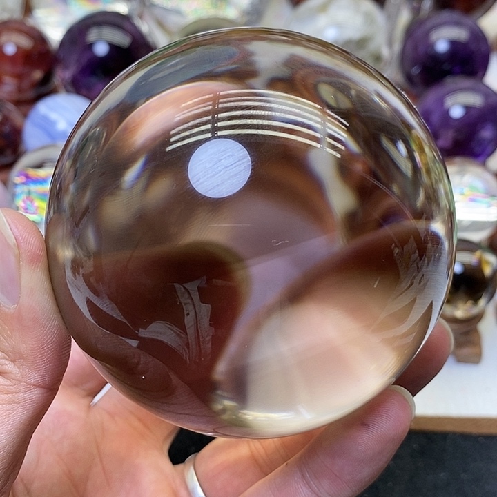 水晶茶水晶球未镶嵌