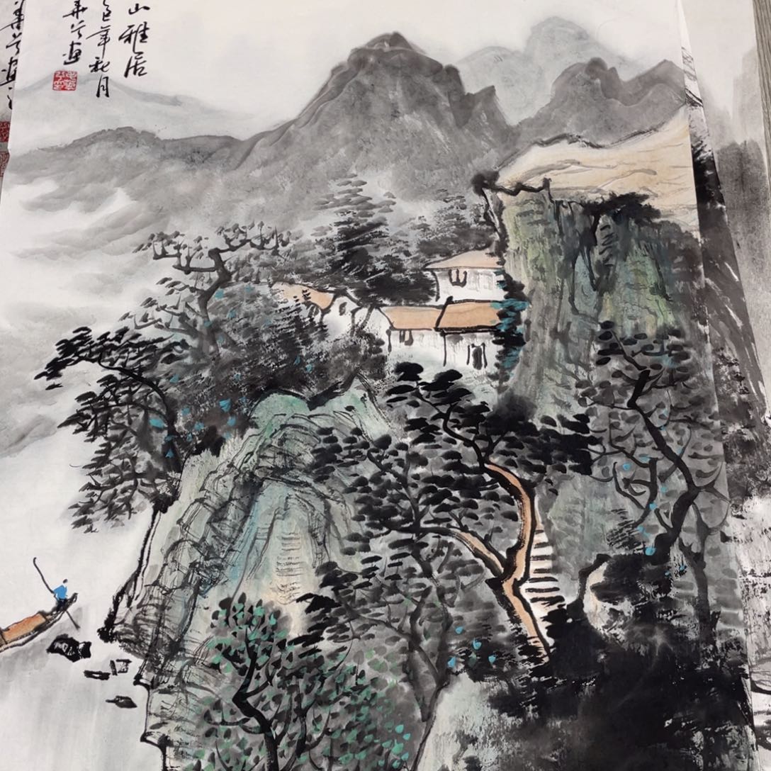 国画毛华兮老师作品欣赏