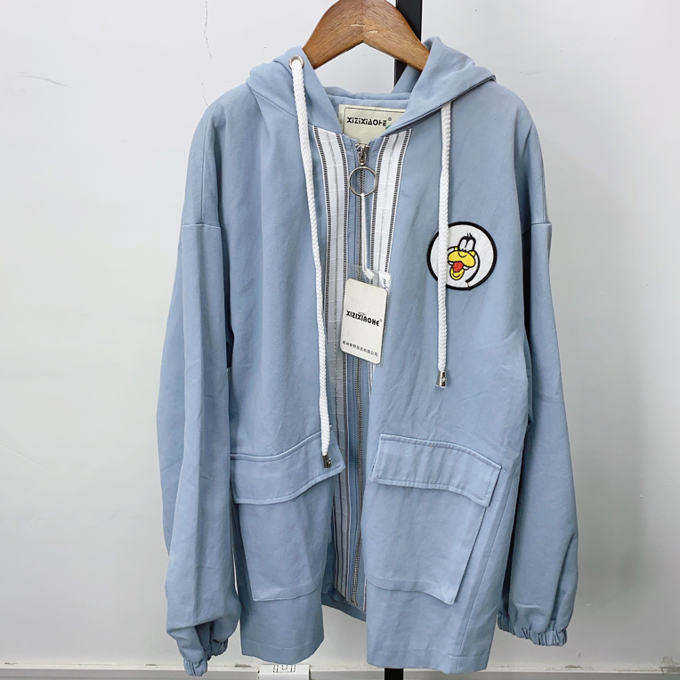 特价捡漏150女童中长款连帽外套 直接拍不退换