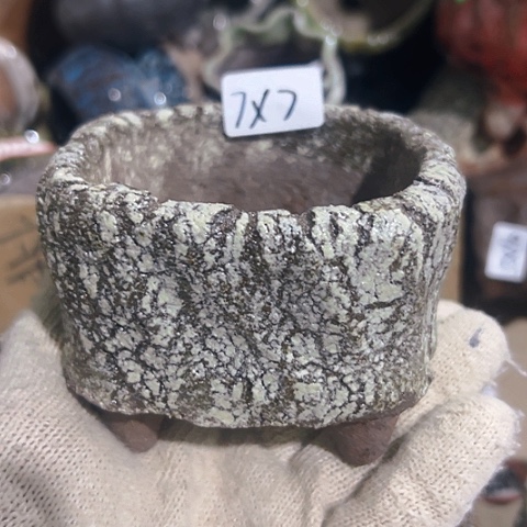 红陶粗陶花盆手工