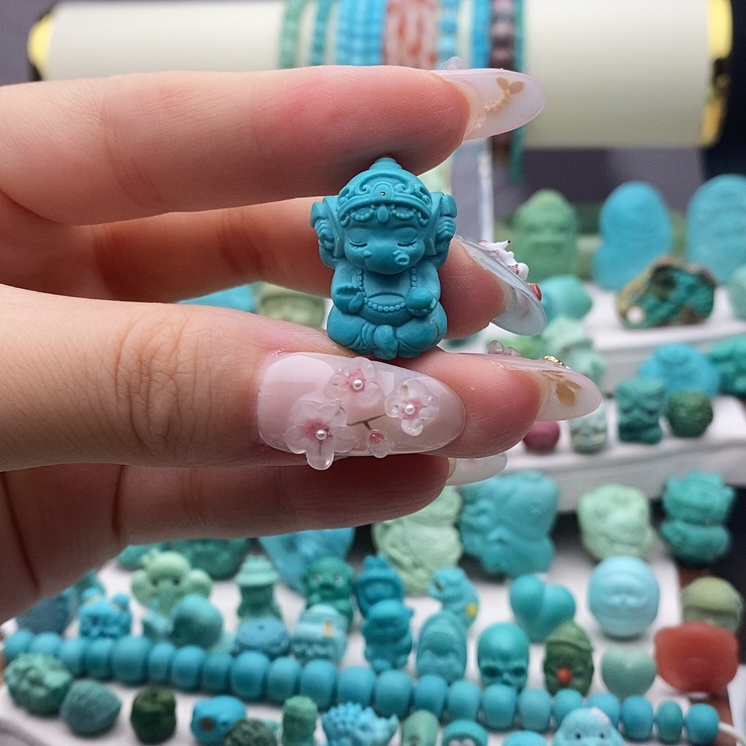 未镶嵌绿松石饰品
