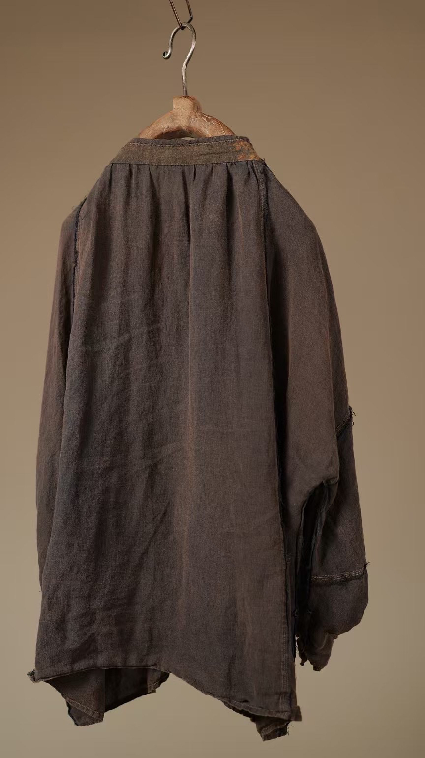 禾月分享衣诗里亚麻休闲衬衣