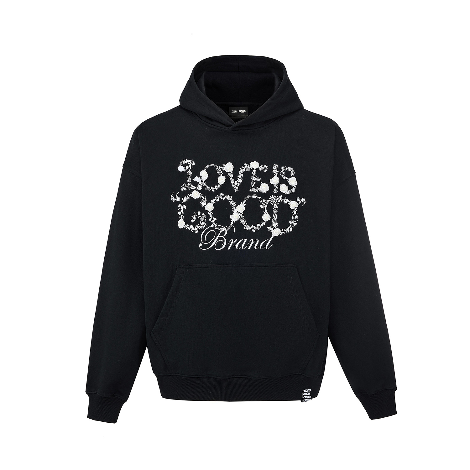GB-GOODBRAND 2025FW 花香鸟语轻奢时尚立体图案卫衣 男女同款