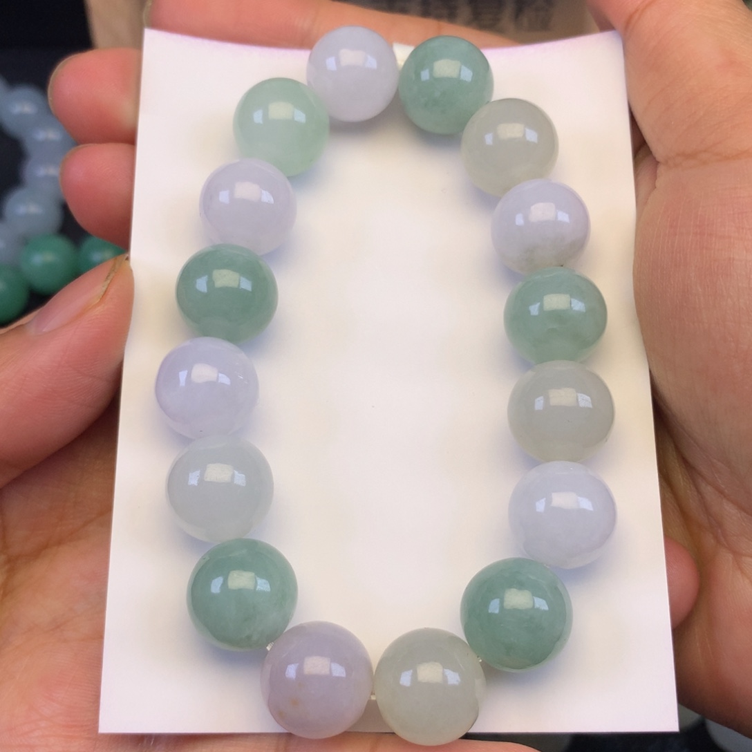 翡翠未镶嵌颈饰天然缅甸翡翠