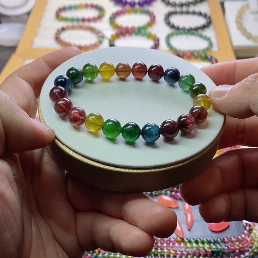 碧玺碧玺手链未镶嵌