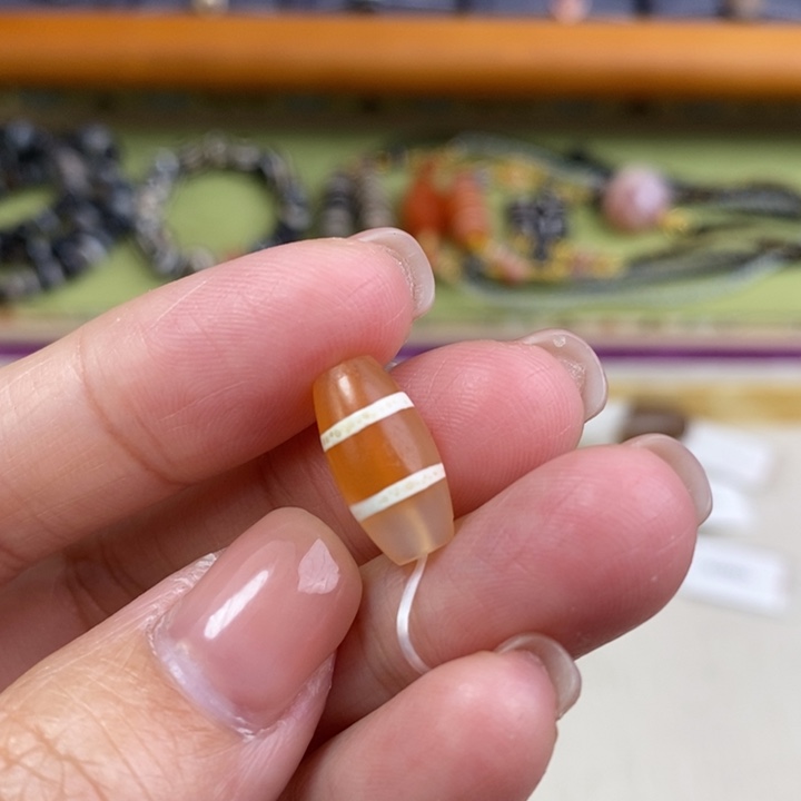 玛瑙/玉髓单珠未镶嵌