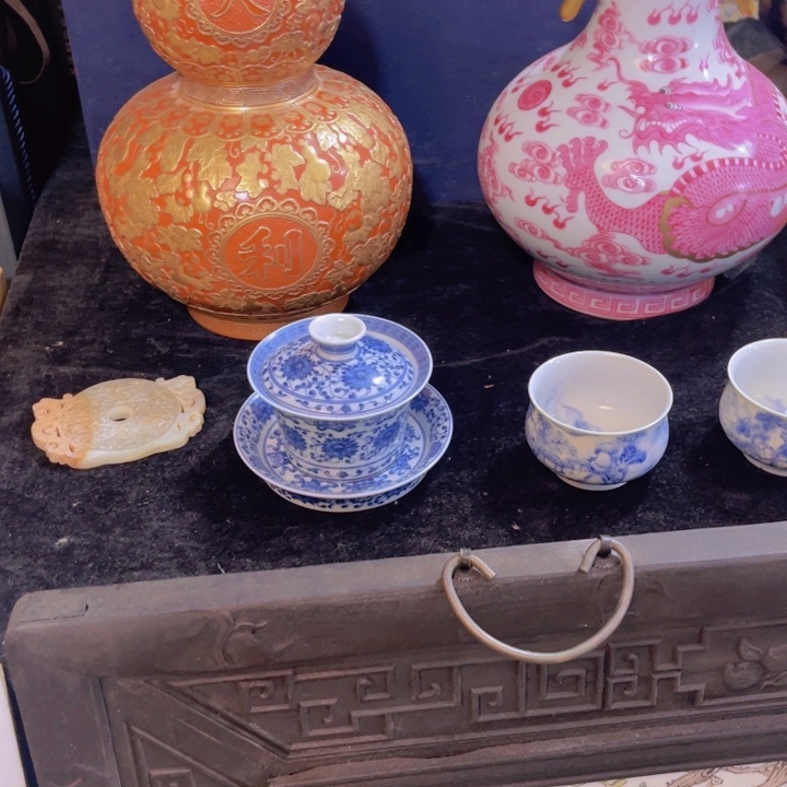 摆件瓷器瓷板画茶器紫砂壶