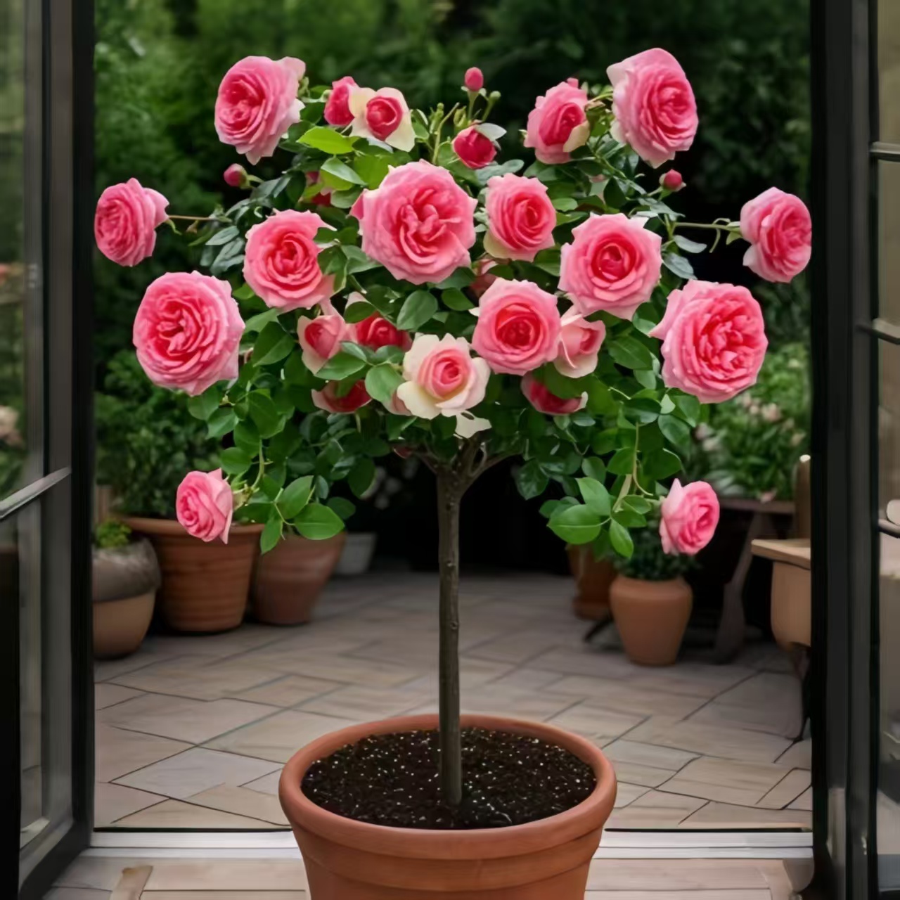 ( 1米-1.3米 )棒棒糖月季大苗多色月季花苗南北方栽四季开花1