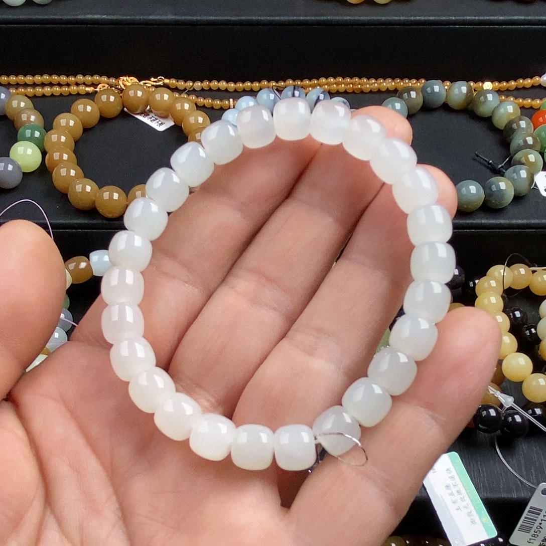 和田玉未镶嵌手链