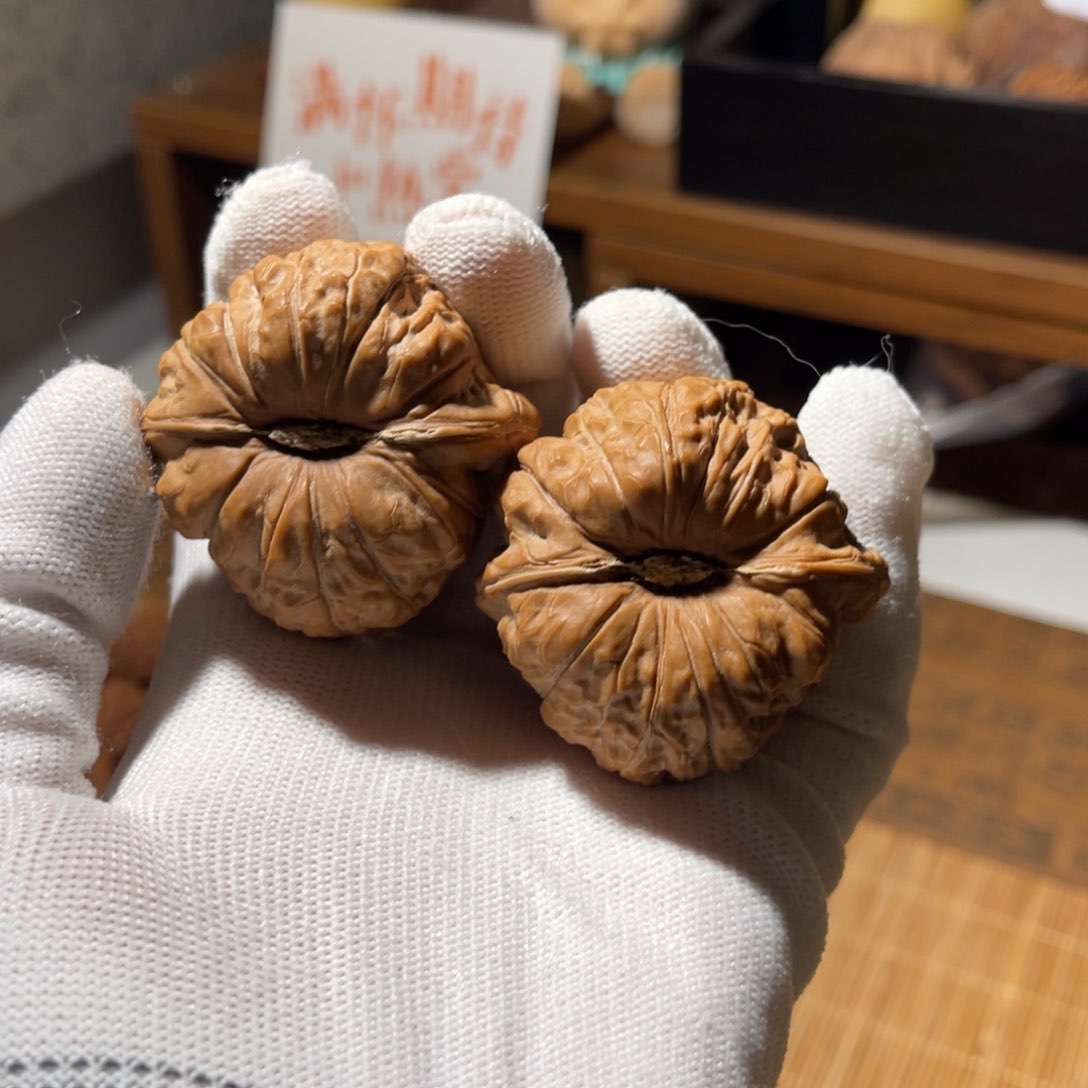 文玩核桃把件44 密桃南瓜全品，不退不换