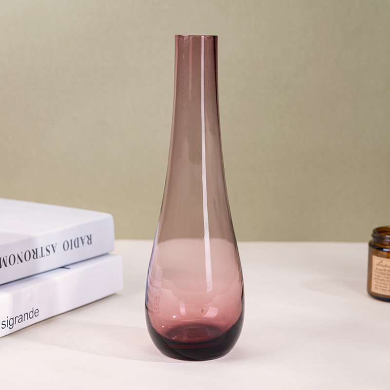 L511现代化高颜值紫色创意花瓶花器简约摆件装饰品客厅插花花瓶