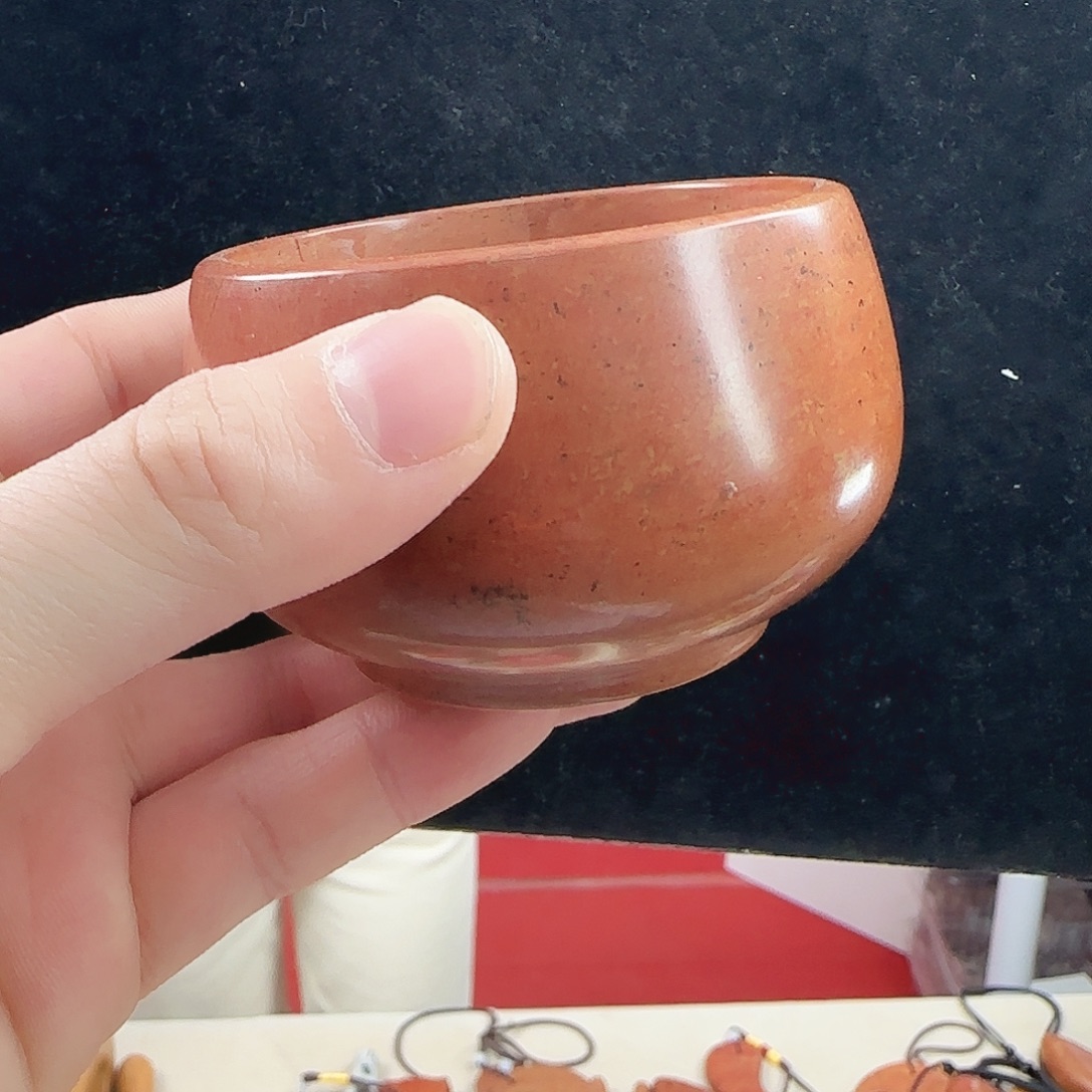 泗水砭石精品苹果主人杯