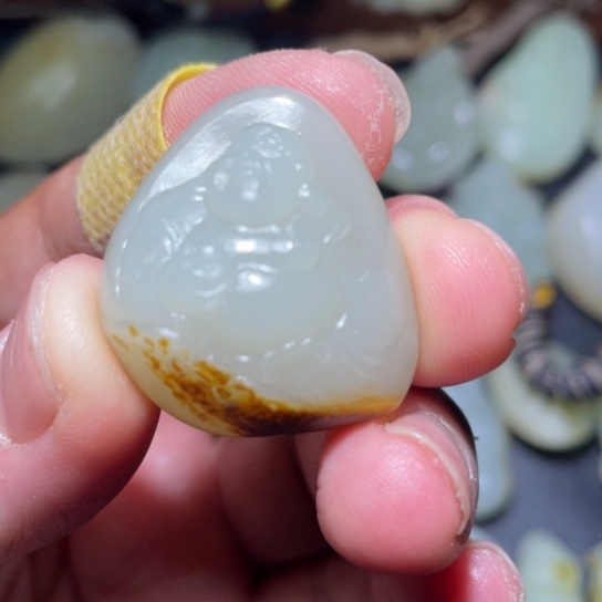 和田玉挂件未镶嵌社**氓