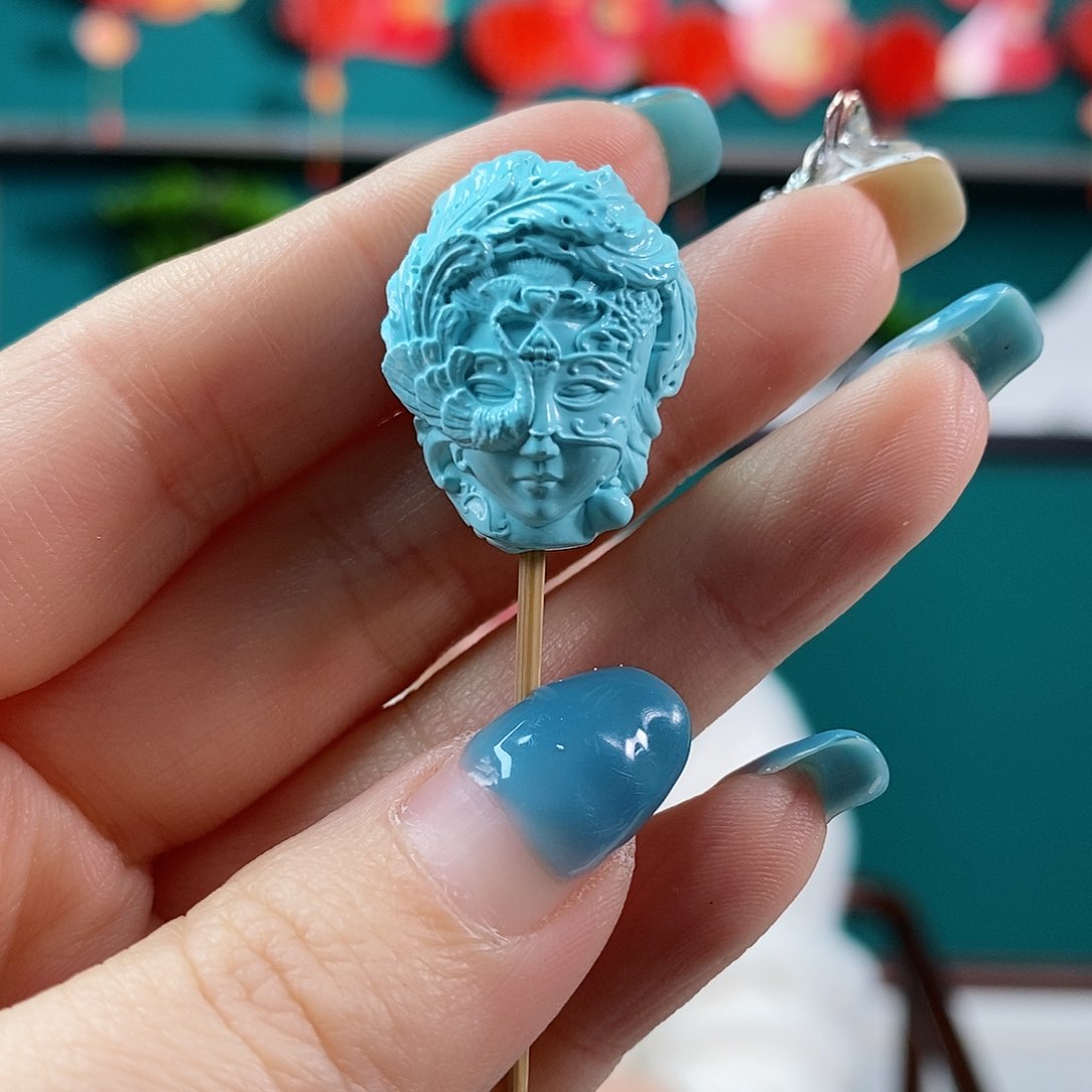 绿松石珠宝奇石未镶嵌