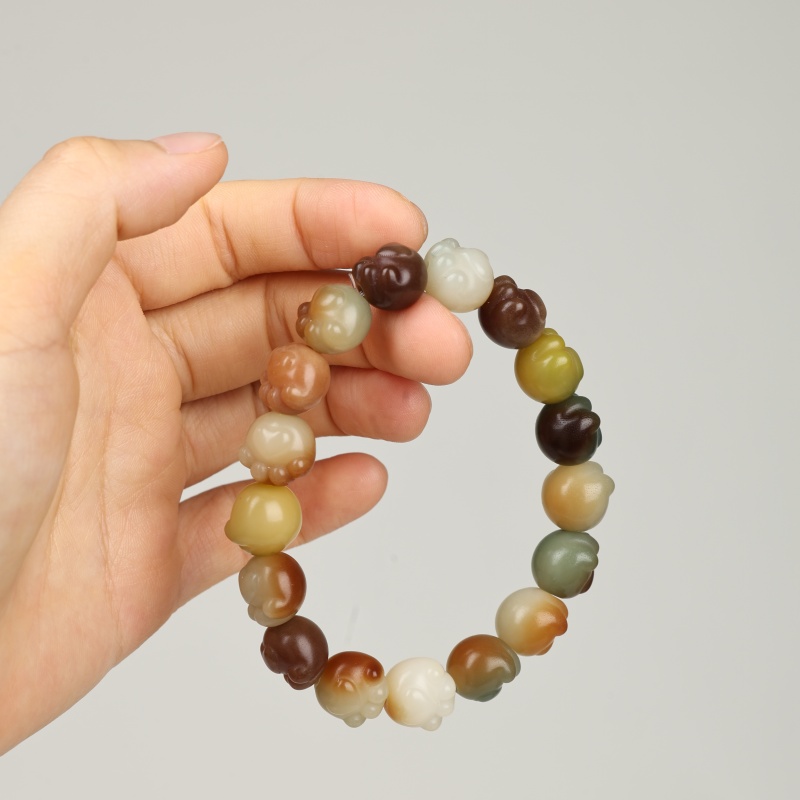 敦煌菩提-猫爪造型-单圈手串（无礼盒）-744