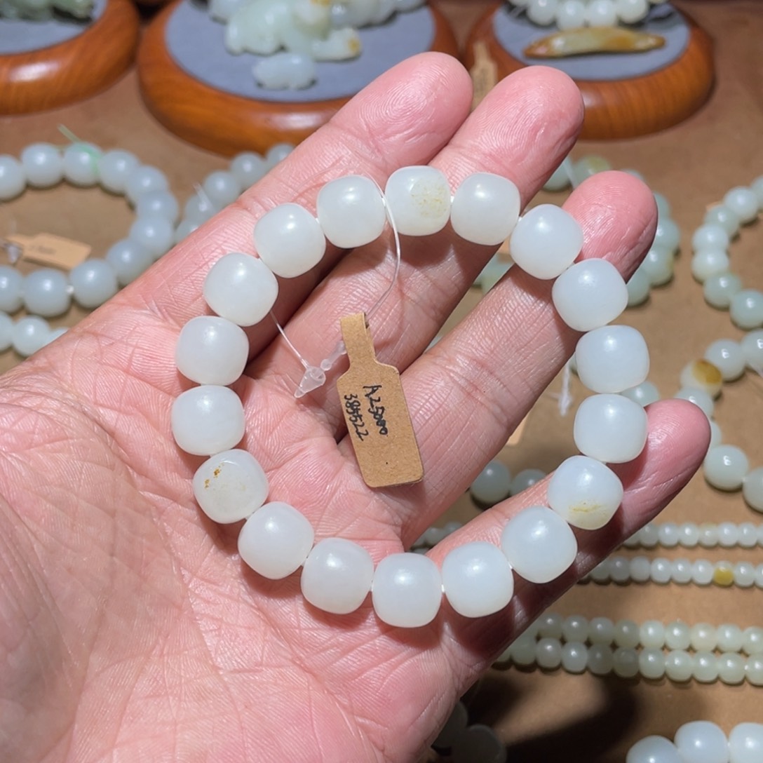 和田玉手串未镶嵌12mm