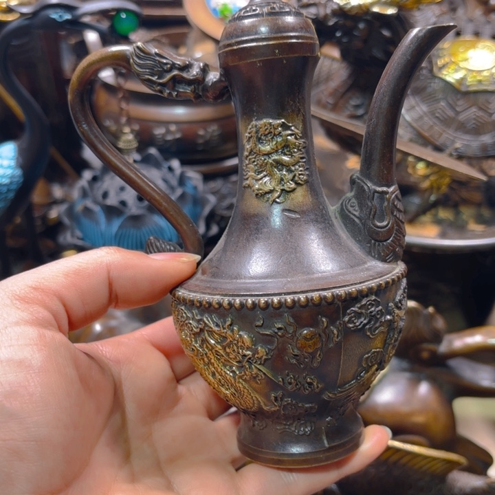 铜器摆件收收藏藏