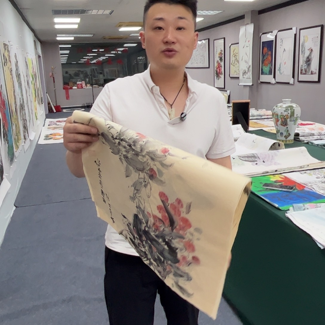 国画国画作品宣纸纯手绘