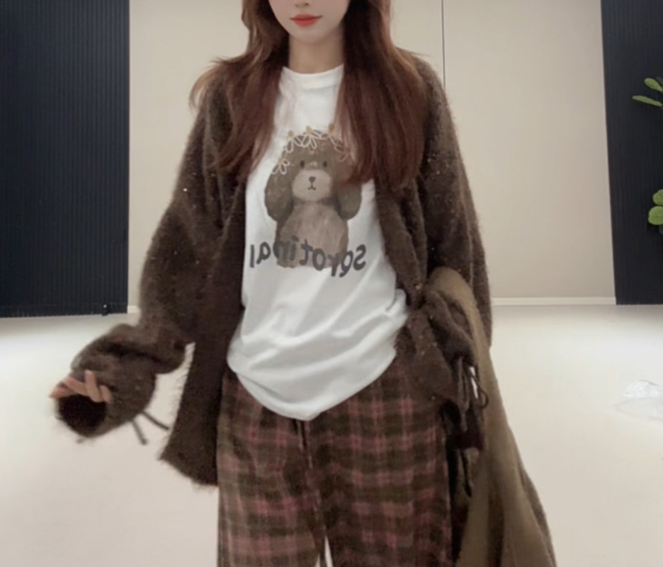 ZHANG.Z.Z【巴塞尔落日】秋冬慵懒风长袖针织毛衣开衫百搭外套