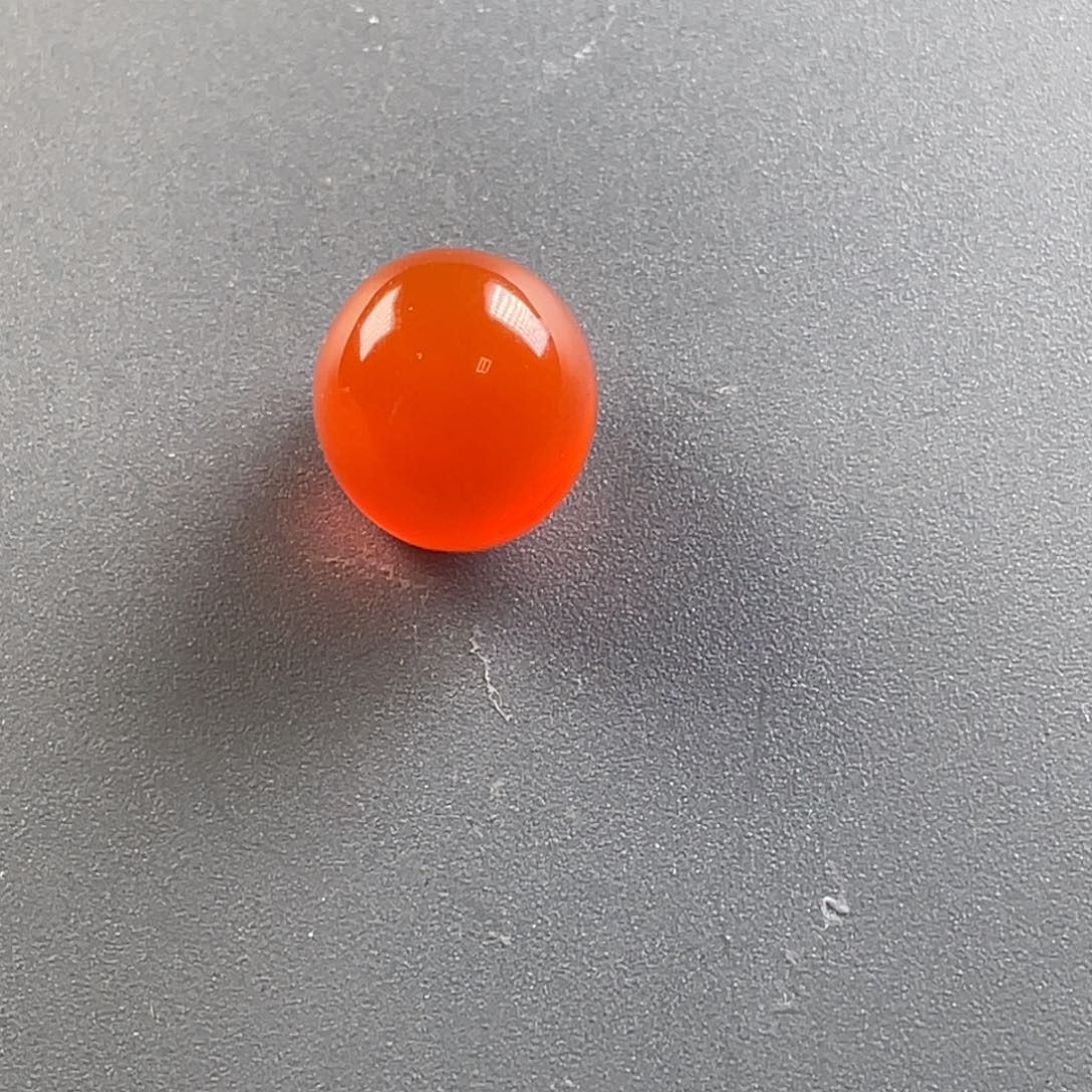 南红玛瑙天然原矿杨柳冰红戒面未镶嵌现*