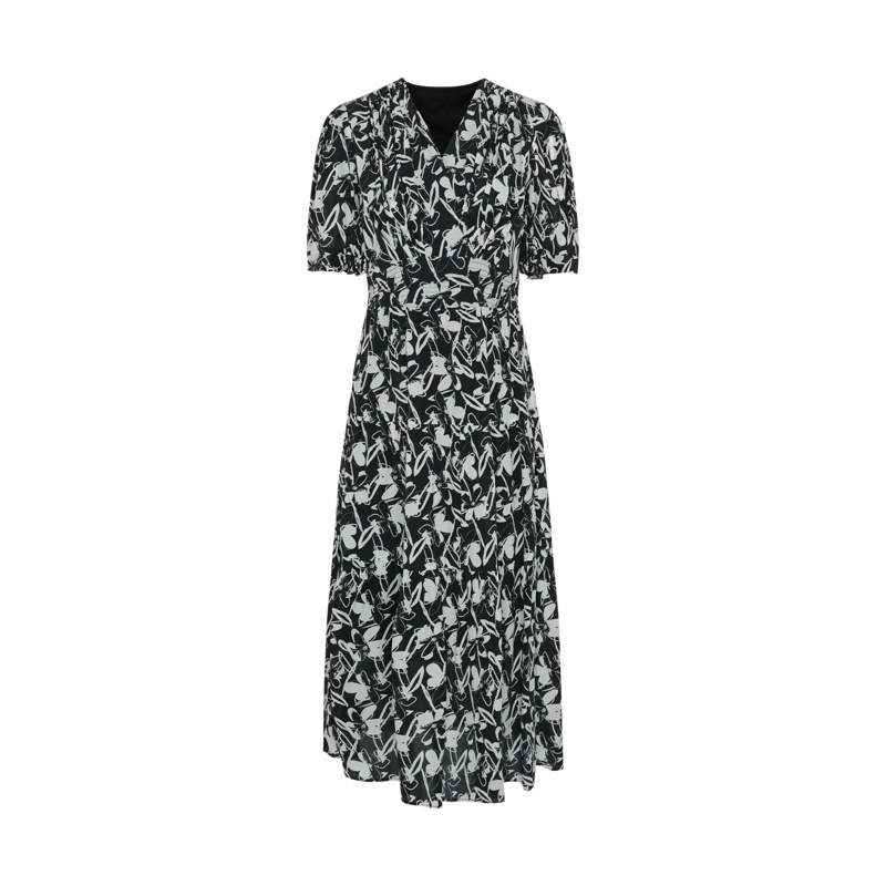 【九月】莱芙艾迪儿中长袖连衣裙1E2L94120