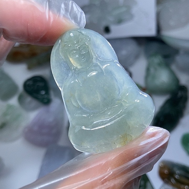 颈饰未镶嵌翡翠天然