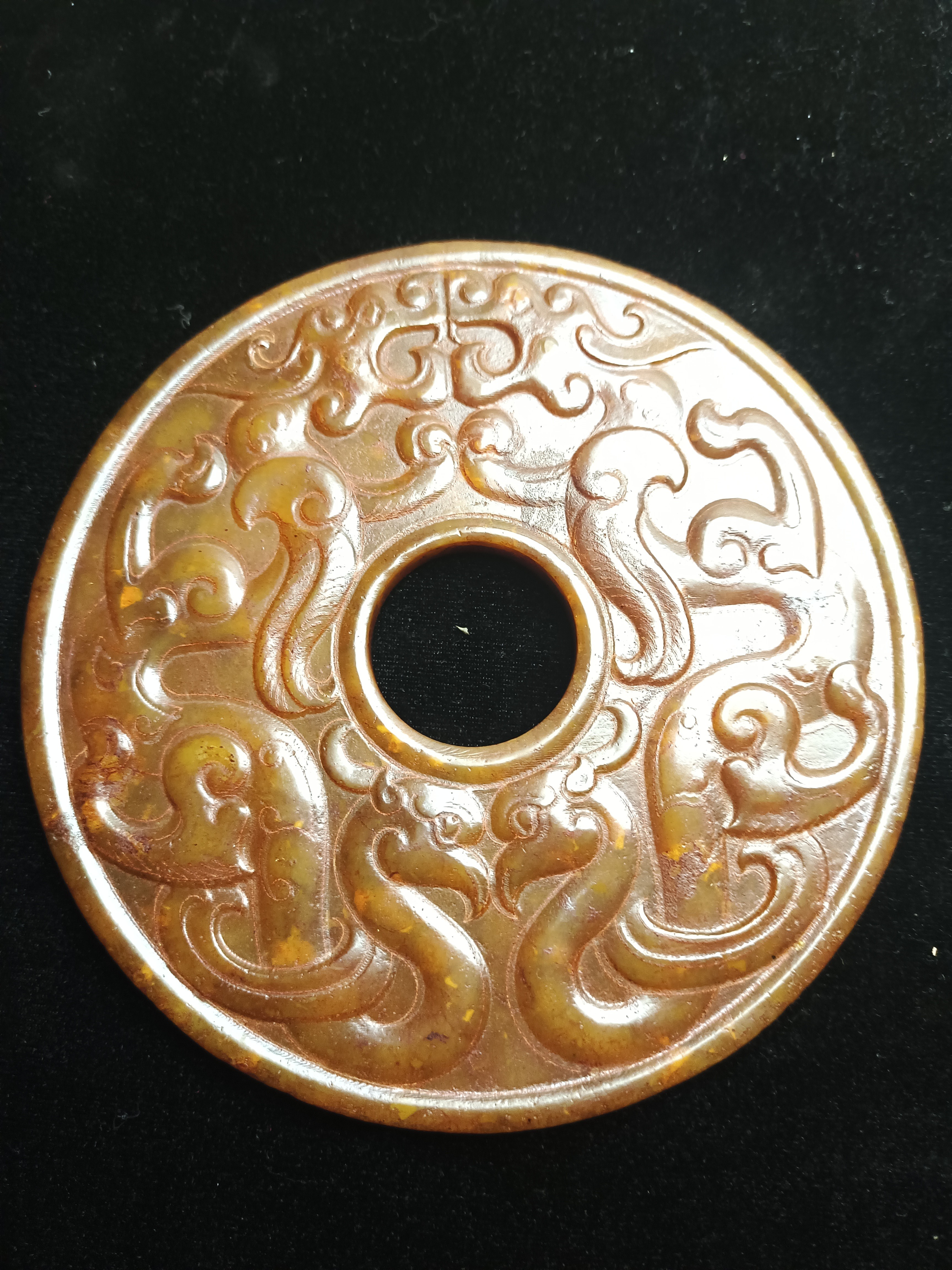  精品高古玉壁 直径18厘米