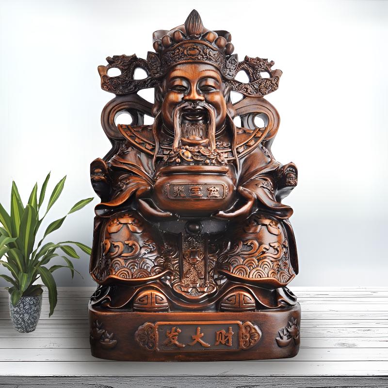 DA  财神爷办公室桌面家居开业礼品装饰品摆件（27*24*46cm）