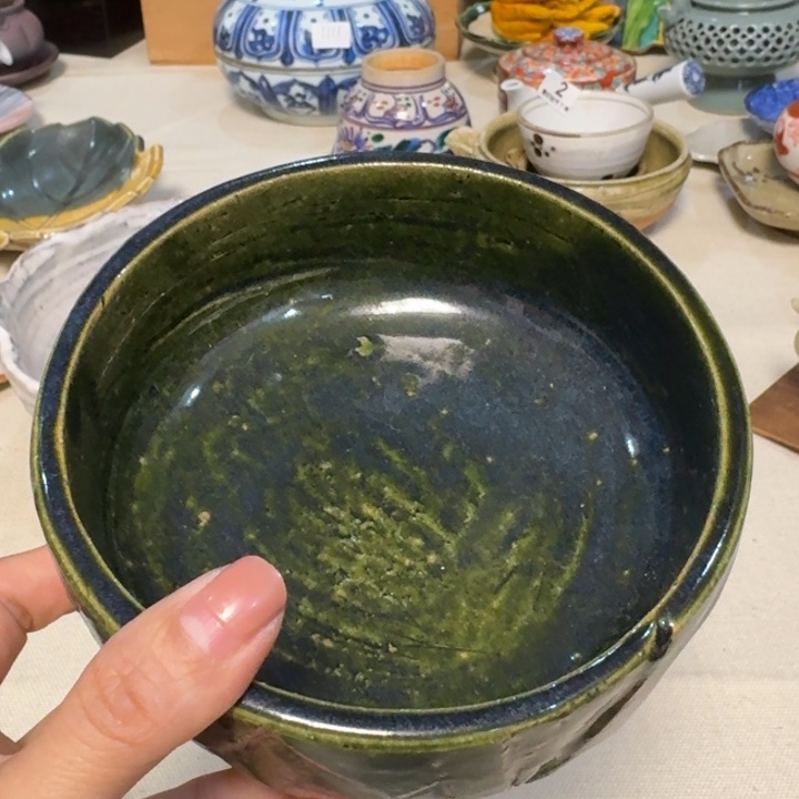 一个钵子好看的很