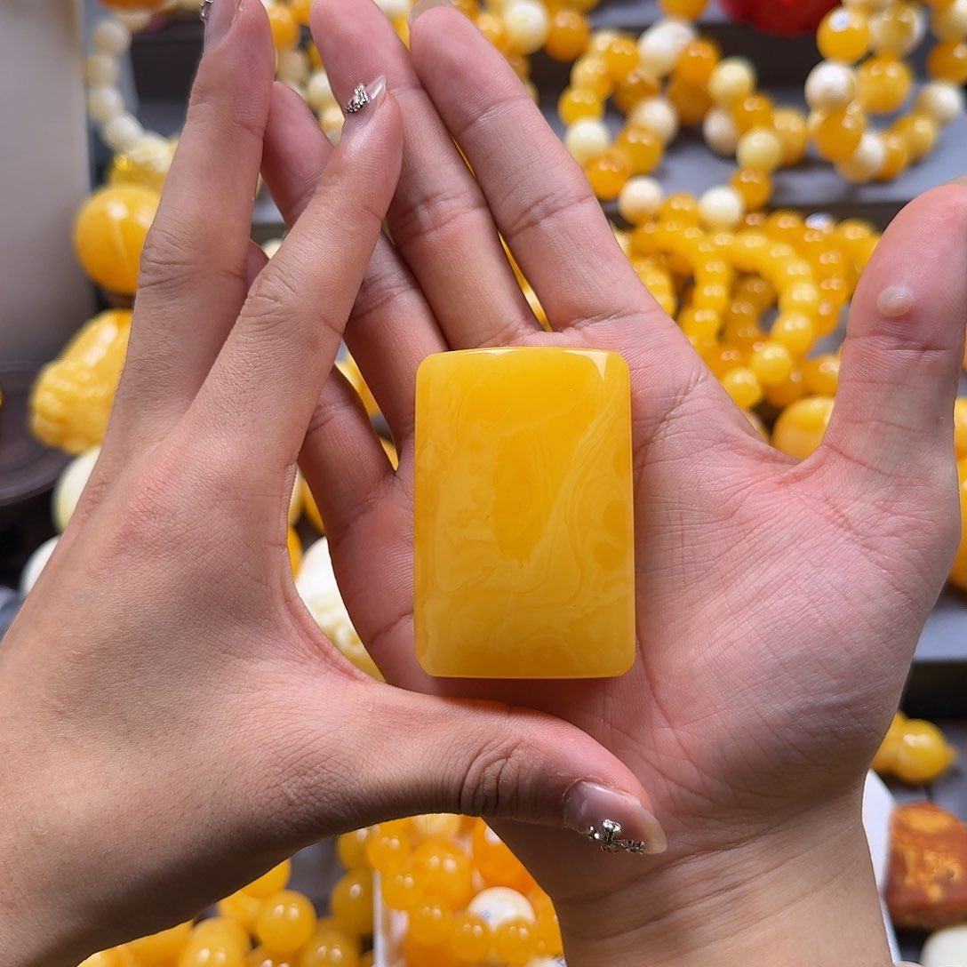 蜜蜡珠宝奇石未镶嵌方牌