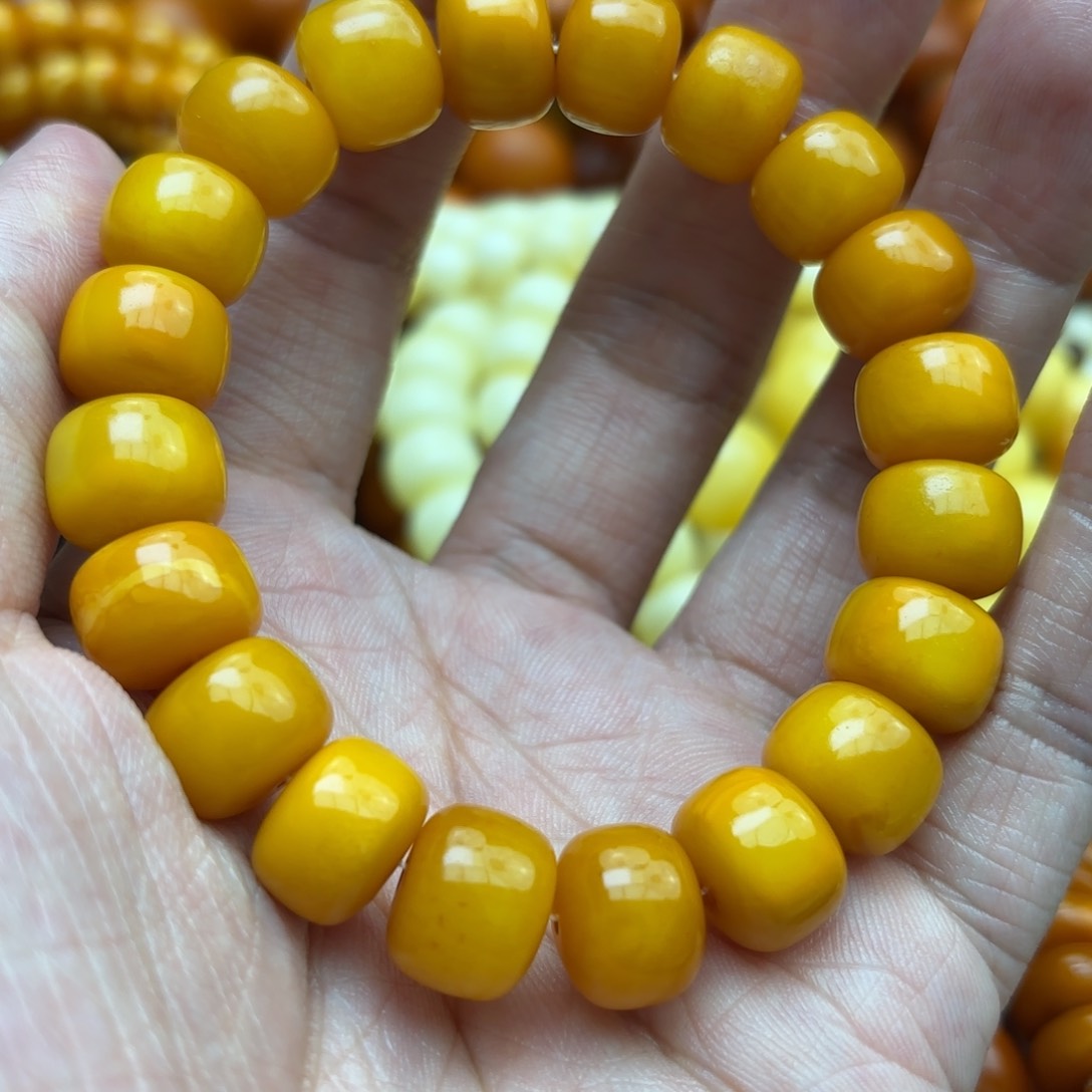 琥珀手链未镶嵌蜜蜡