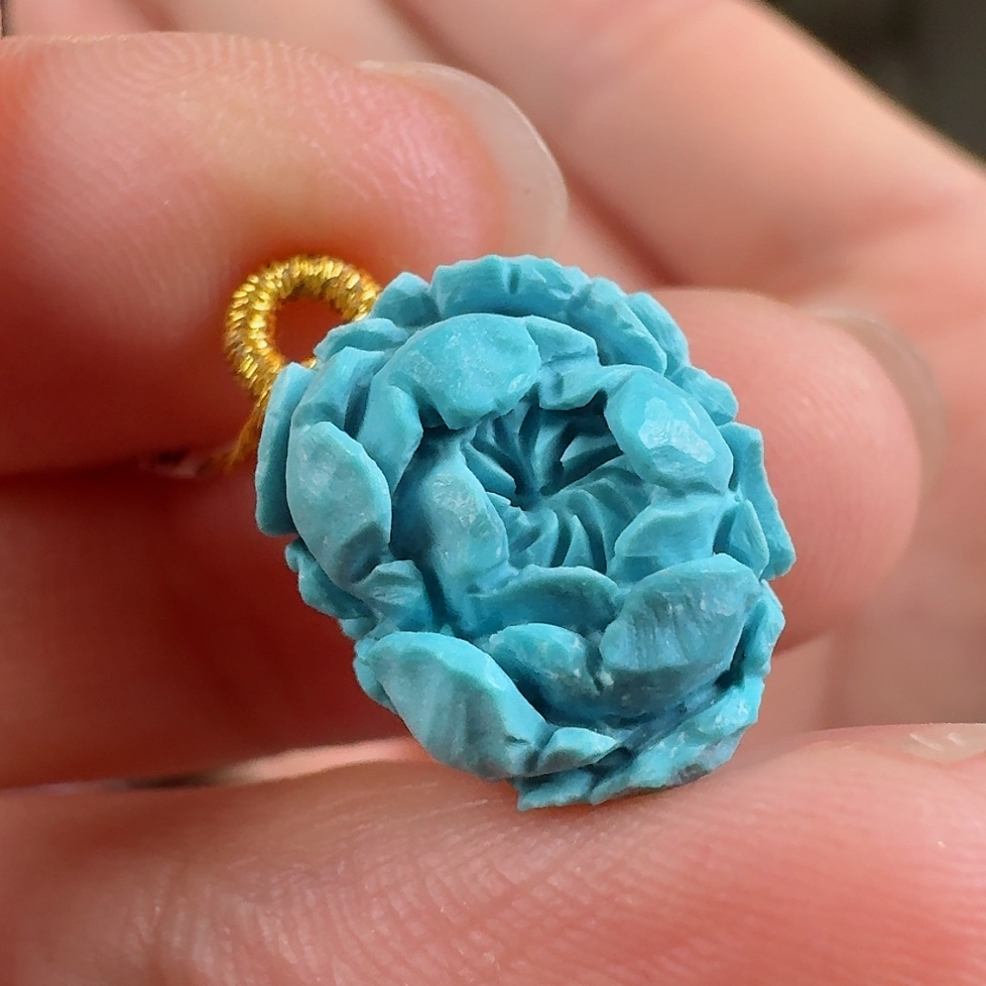 绿松石珠宝奇石未镶嵌