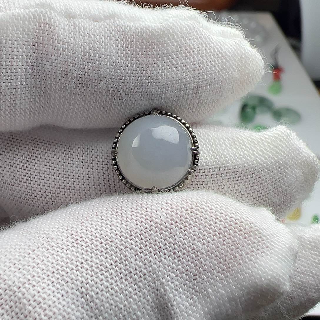 银S925镶嵌手链翡翠