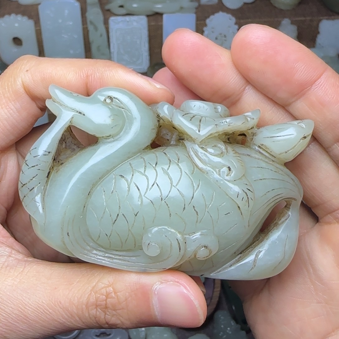 和田玉挂件未镶嵌