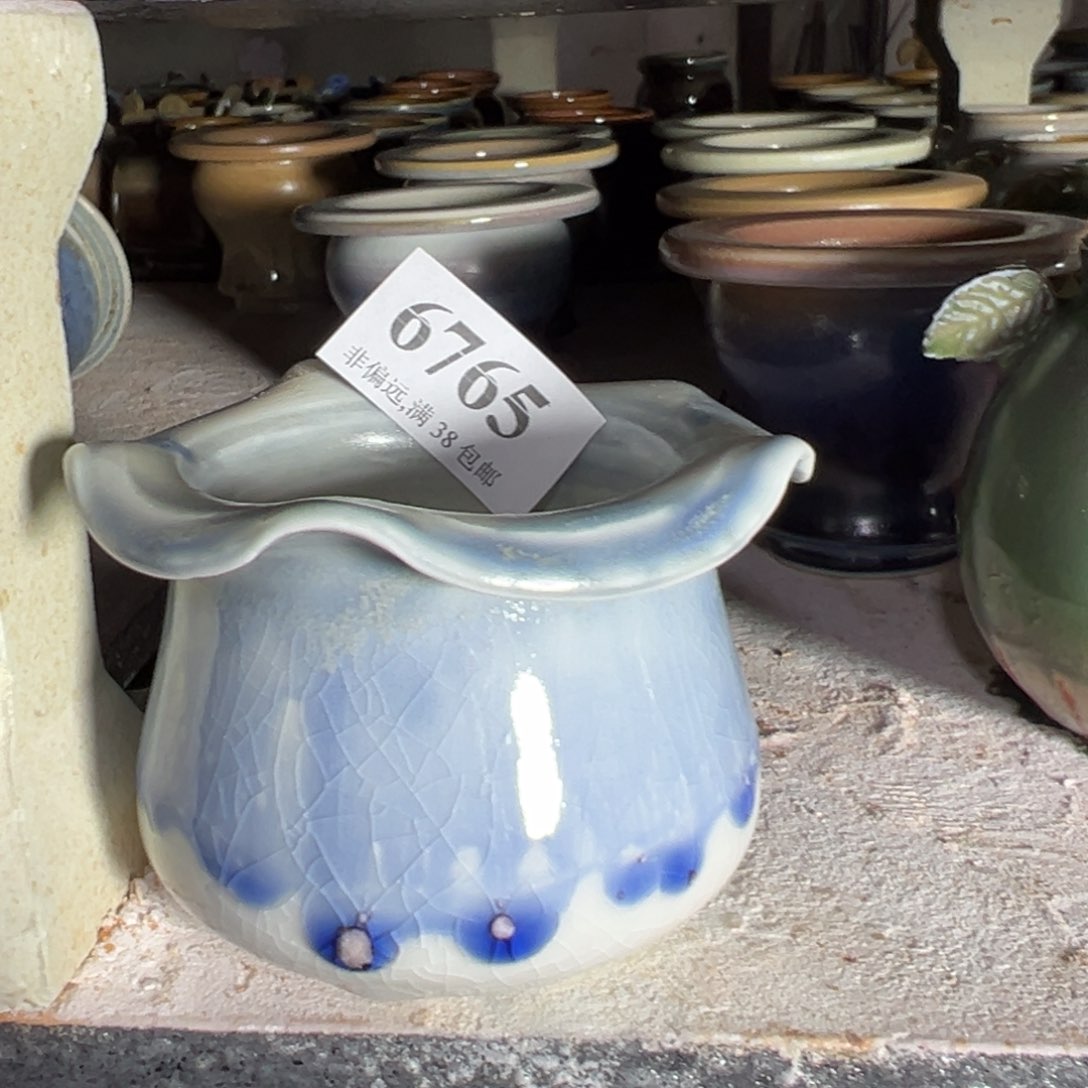 陶瓷景德镇手工花盆