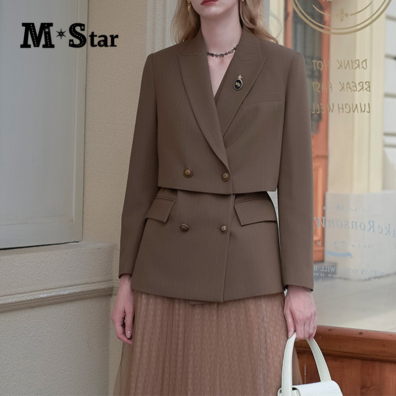 【林一专属】M-Star重工小众时尚洋气西装外套 SC112I6581