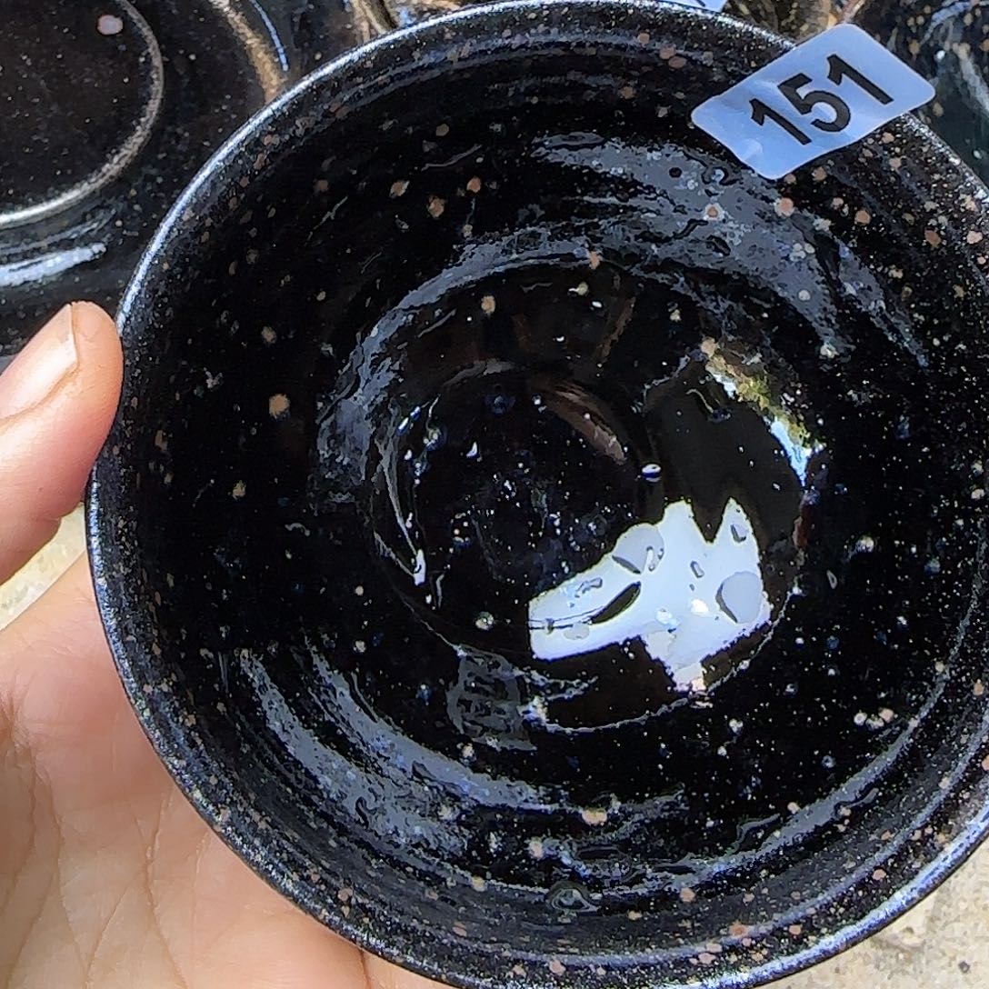 茶盏琢泥窑开窑柴烧