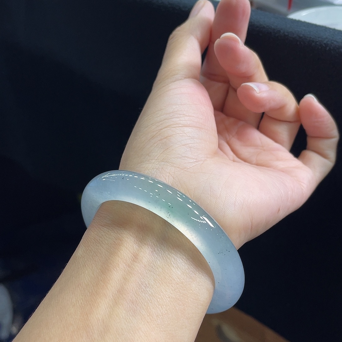 未镶嵌手镯翡翠51正圈