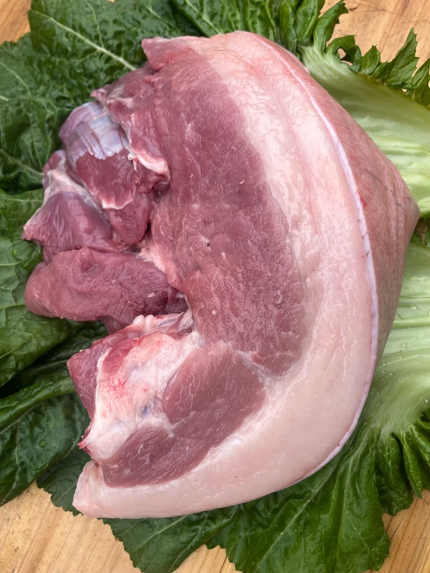 贵州本地农家黑毛土猪 后腿肉（顺丰冷链包邮）