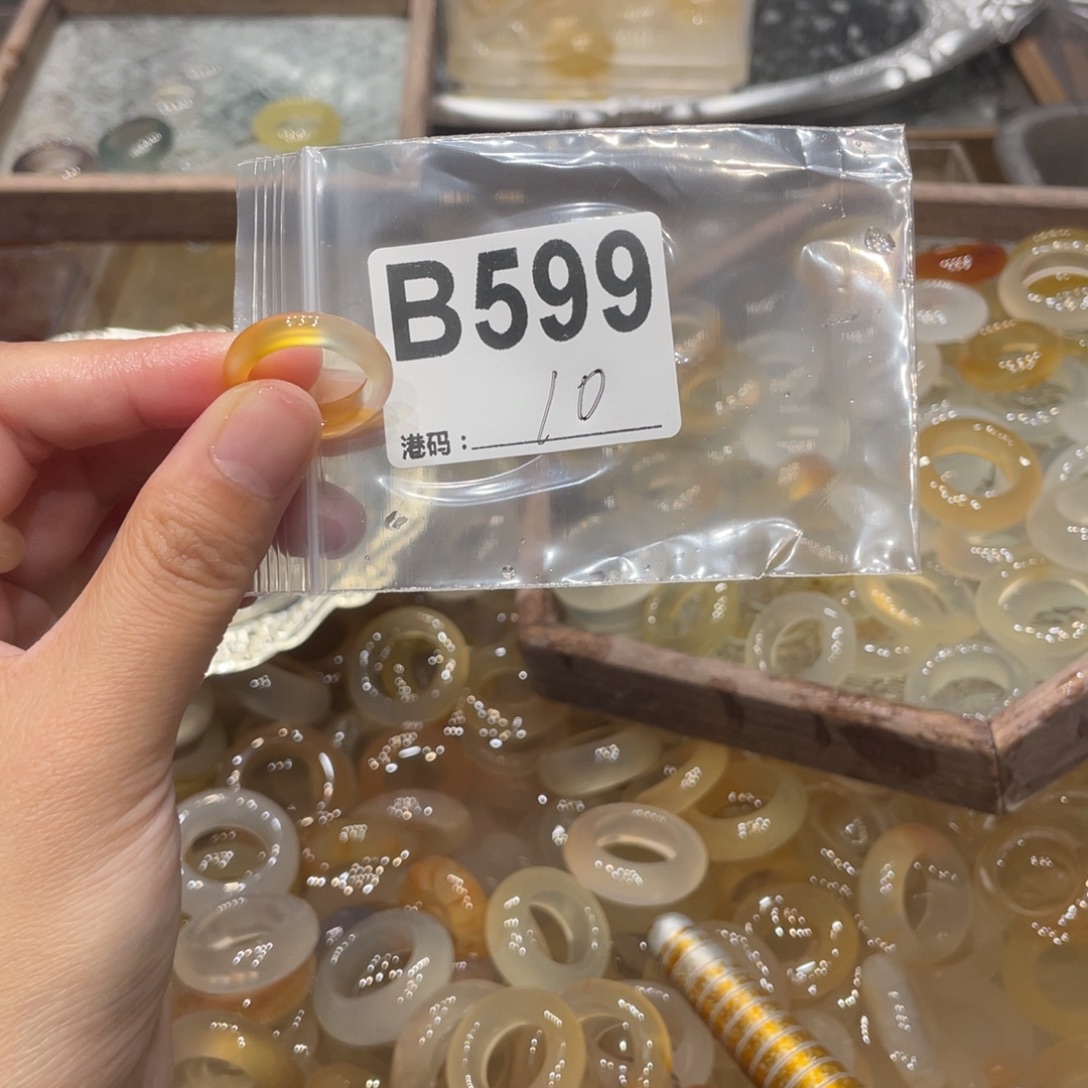 玛瑙/玉髓未镶嵌戒指599