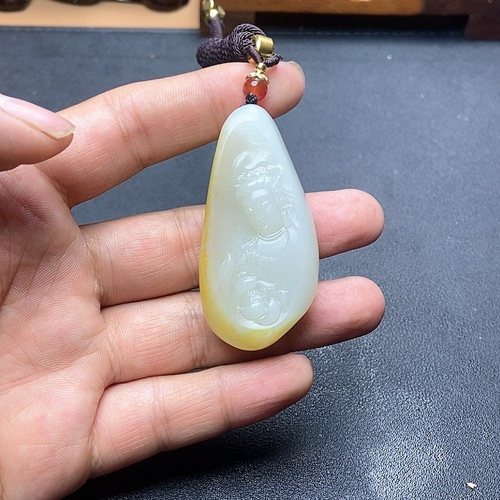 和田玉挂件未镶嵌N