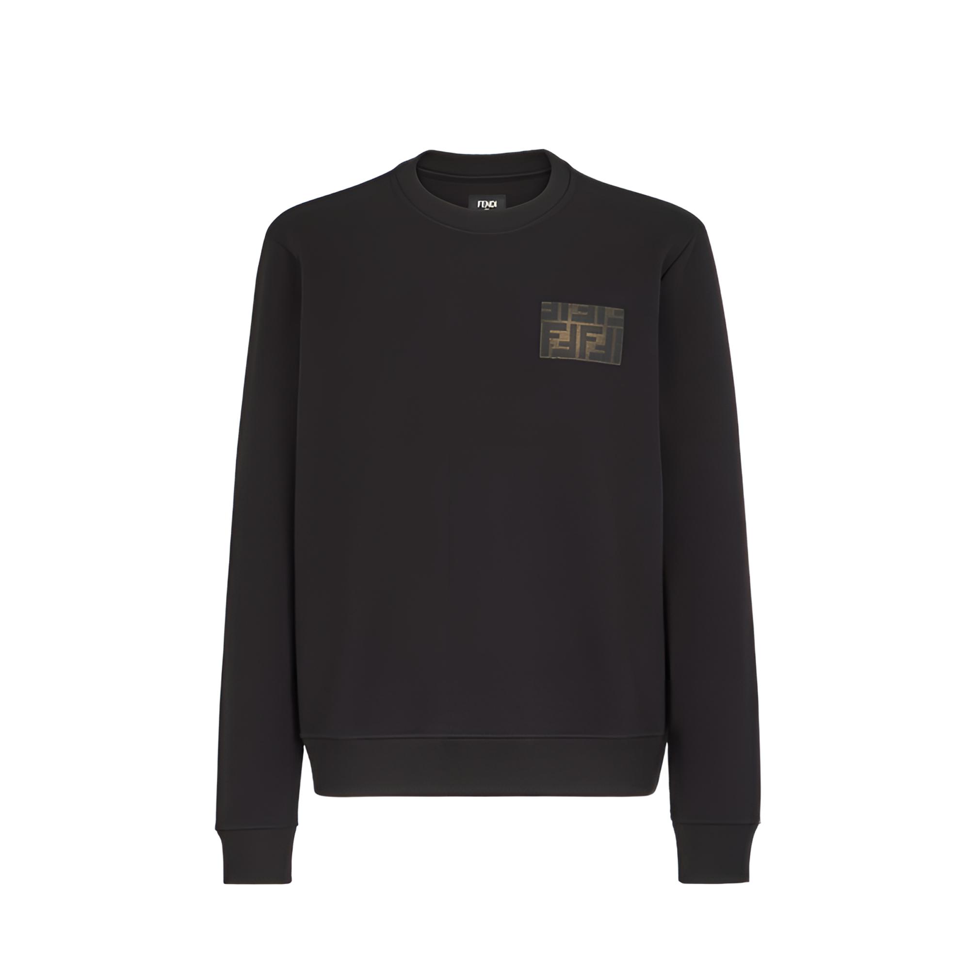全新未使用 FENDI/芬迪 25平纹布运动衫长袖卫衣