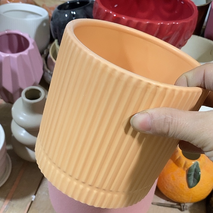 陶摆件陶盆有孔 瑕疵介意勿拍