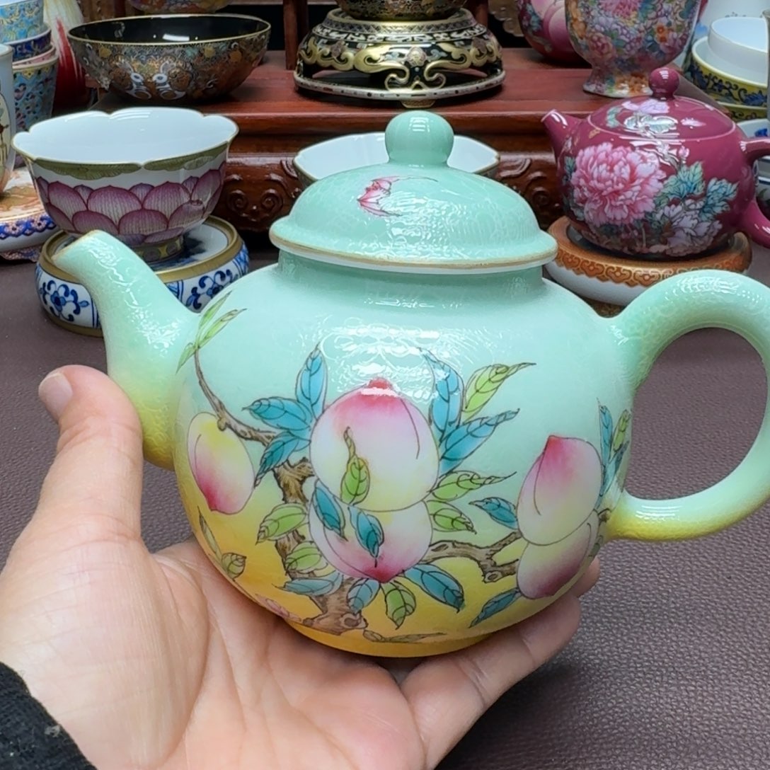 瓷片景德镇仿古手工制作精品展示