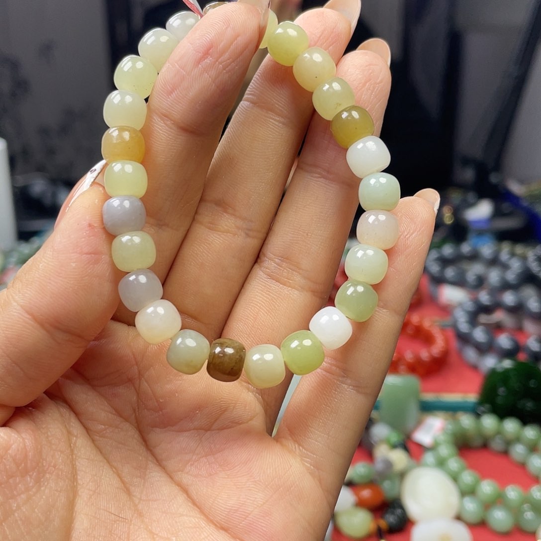 和田玉手链未镶嵌